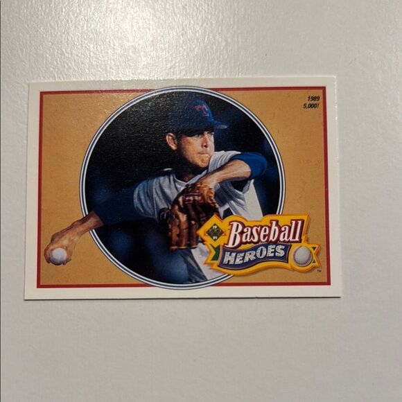 Baseball Heroes Trading Card of the hall of famer Nolan Ryan mint condition - Picture 1 of 1